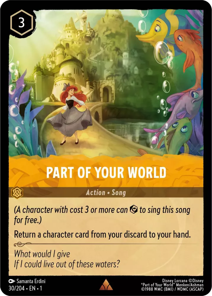 Disney Lorcana: The First Chapter - Rare Individual Cards (Foil)-Collectible Trading Cards-Ashdown Gaming
