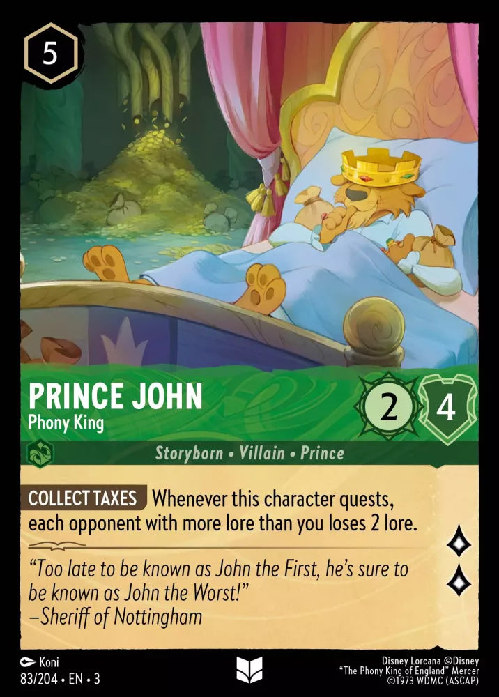 Disney Lorcana: Into the Inklands - Uncommon Individual Cards (Foil)-Collectible Trading Cards-Ashdown Gaming