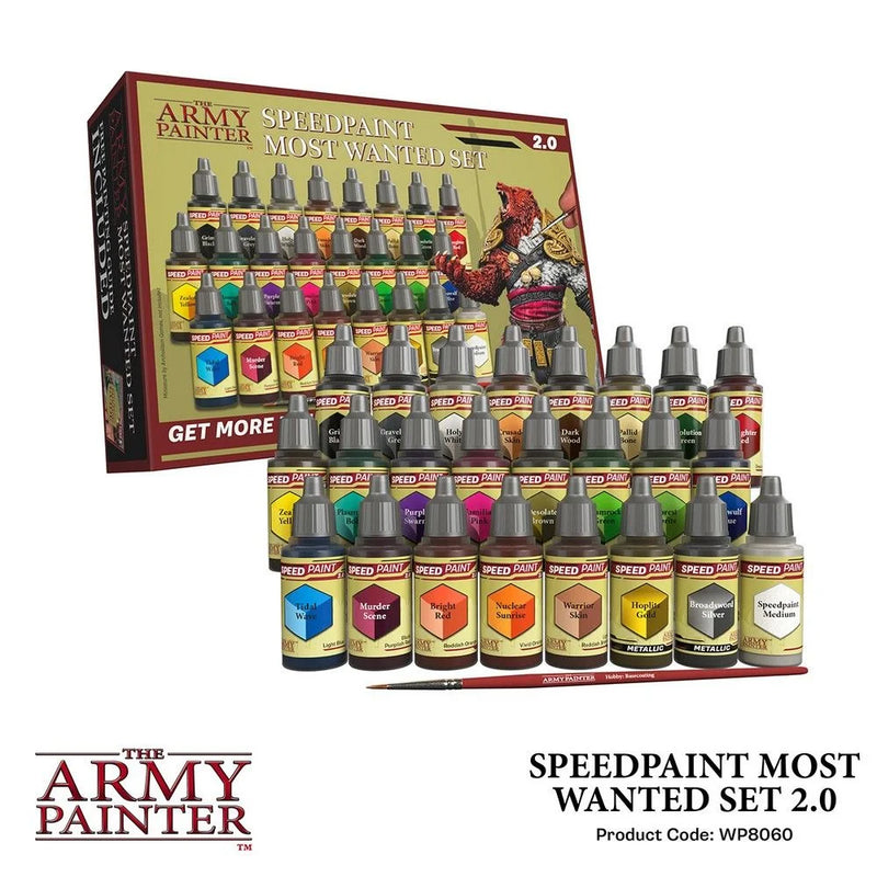 Army Painter - Speedpaint Most Wanted Set 2.0-Paint-Ashdown Gaming