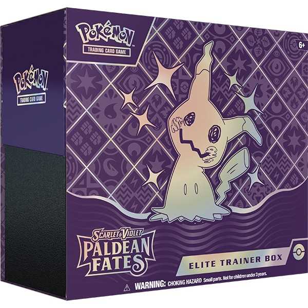 Pokemon TCG: Scarlet and Violet 4.5 Paldean Fates Elite Trainer Box-Collectible Trading Cards-Ashdown Gaming