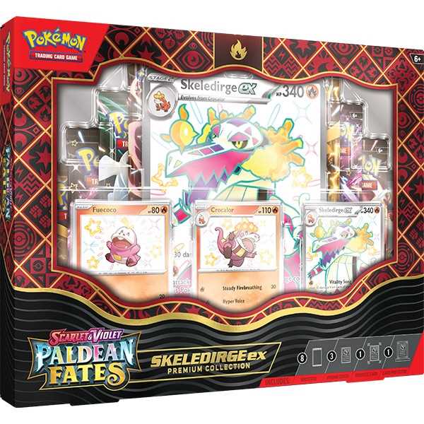 Pokemon TCG: Scarlet and Violet 4.5 Paldean Fates Premium Collection-Collectible Trading Cards-Ashdown Gaming