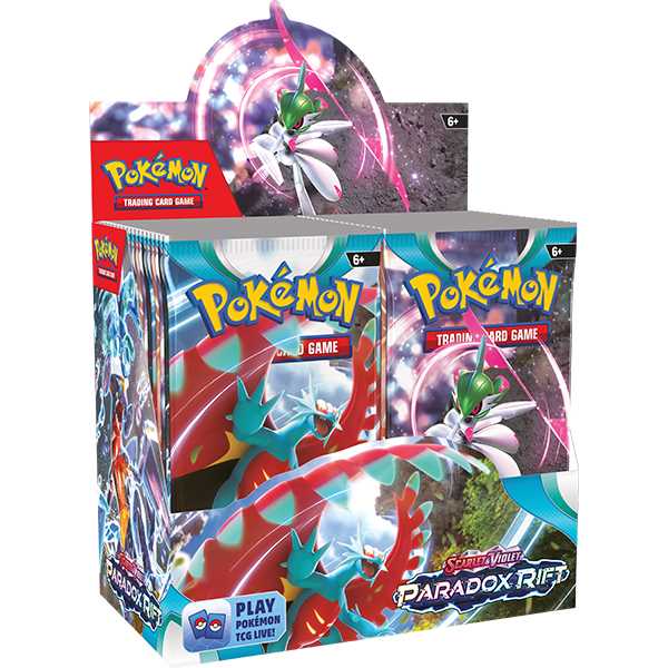 Pokemon TCG: Scarlet and Violet 4 Paradox Rift Booster Pack-Collectible Trading Cards-Ashdown Gaming