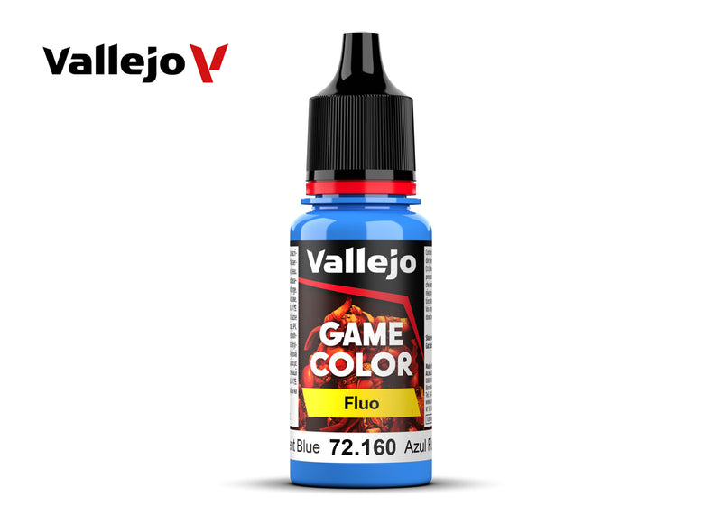 Vallejo Game Color: Fluorescent Blue (18ml)-Paint-Ashdown Gaming