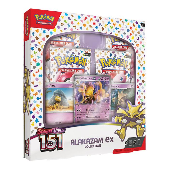 Pokemon TCG: Scarlet and Violet 3.5 151 Alakazam Ex Collection-Collectible Trading Cards-Ashdown Gaming
