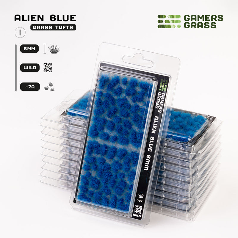 Gamers Grass - 6mm Tuft: Alien Blue Wild-Ashdown Gaming