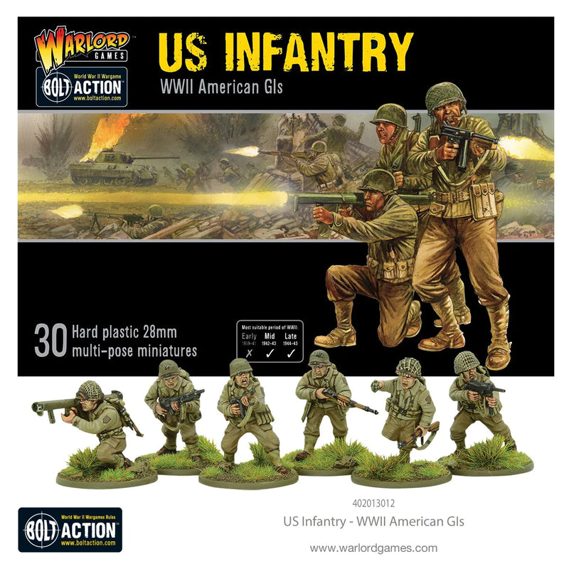 Bolt Action - US Infantry: WWII American GI's-Ashdown Gaming