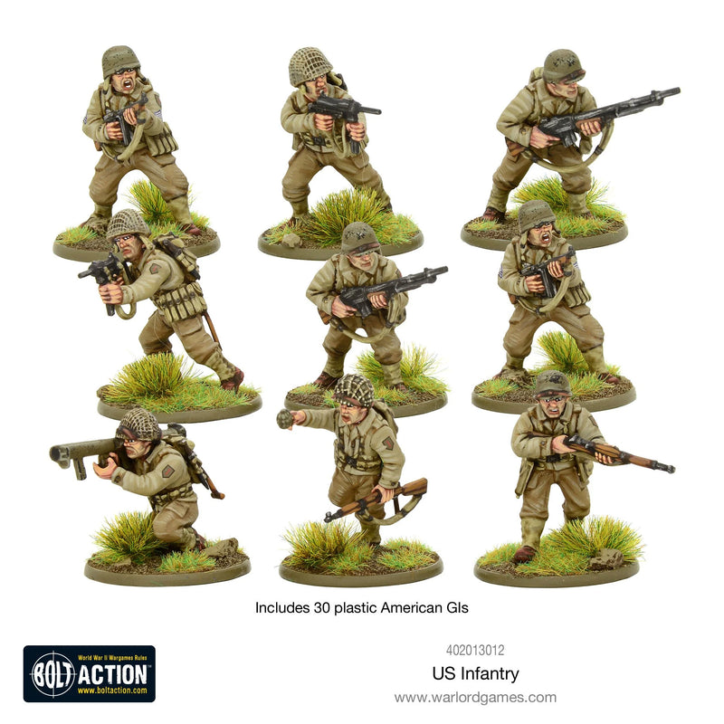 Bolt Action - US Infantry: WWII American GI's-Ashdown Gaming