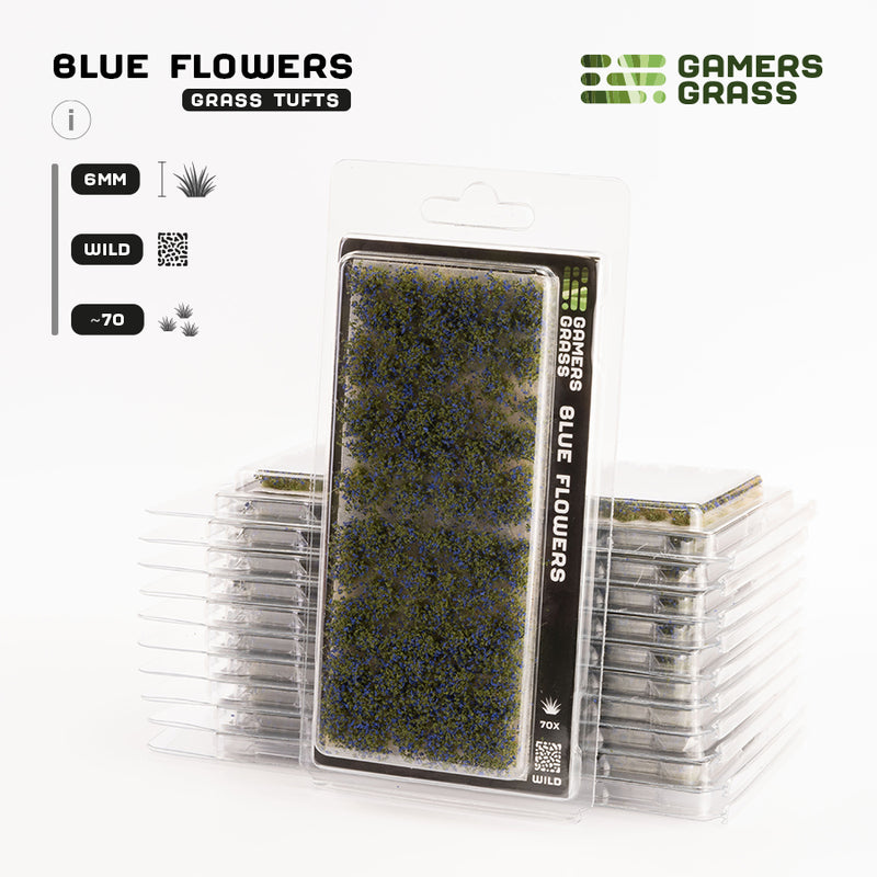Gamers Grass - Blue Flowers-Ashdown Gaming