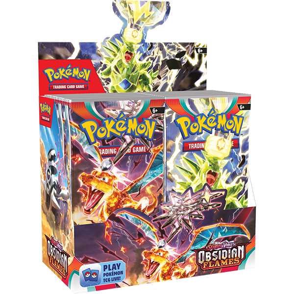 Pokemon TCG: Scarlet and Violet 3 Obsidian Flames Booster Pack-Collectible Trading Cards-Ashdown Gaming