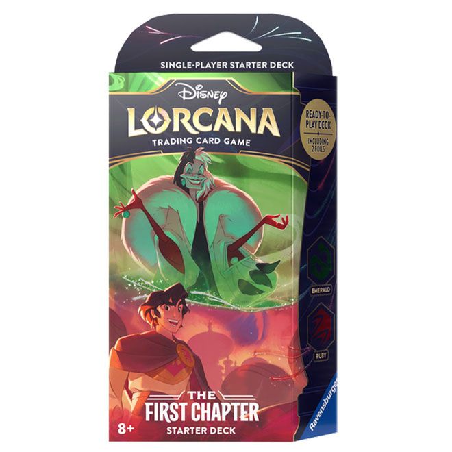 Disney Lorcana: The First Chapter - Starter Deck Cruella and Aladdin-Collectible Trading Cards-Ashdown Gaming