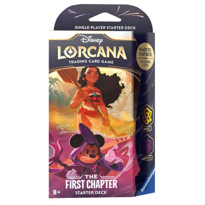 Disney Lorcana: The First Chapter - Starter Deck Moana and Mickey-Collectible Trading Cards-Ashdown Gaming