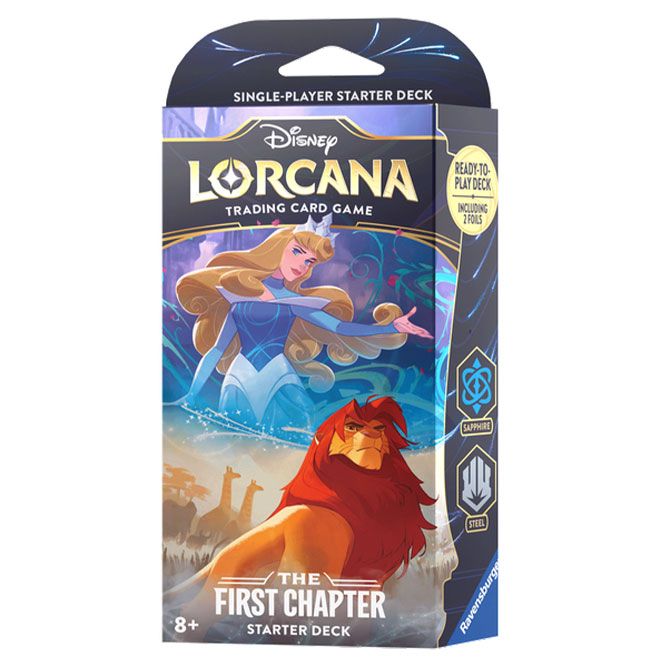 Disney Lorcana: The First Chapter - Starter Deck Sleeping Beauty and Simba-Collectible Trading Cards-Ashdown Gaming