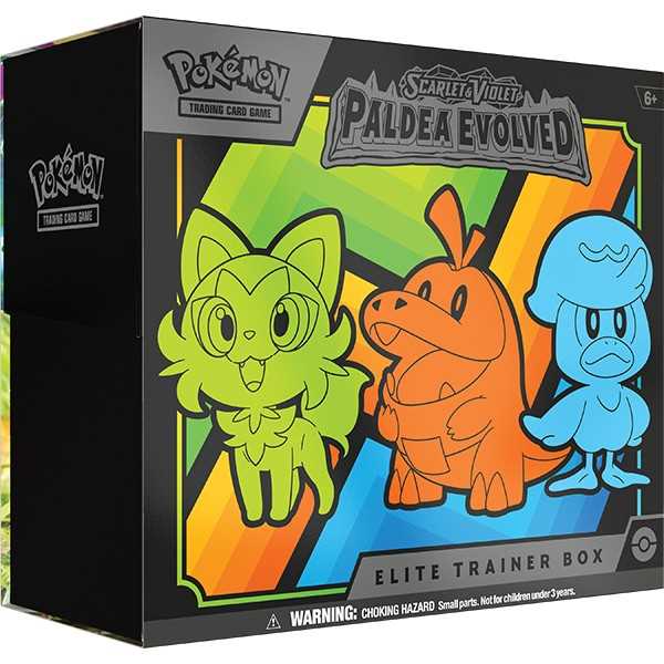 Pokemon TCG: Scarlet and Violet 2 Paldea Evolved Elite Trainer Box-Collectible Trading Cards-Ashdown Gaming
