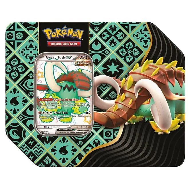 Pokemon TCG: Scarlet and Violet 4.5 Paldean Fates 7" Tin-Collectible Trading Cards-Ashdown Gaming