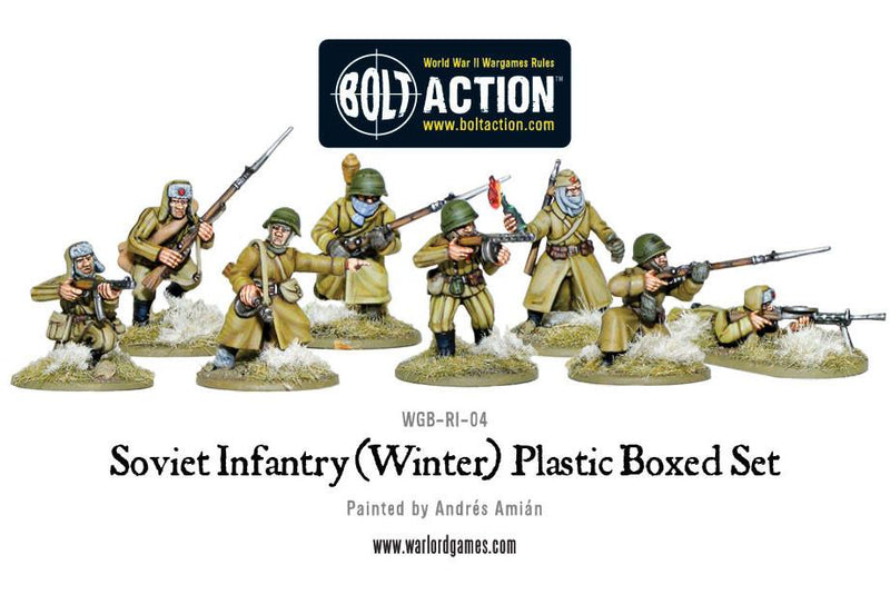 Bolt Action - Soviet Infantry (Winter)-Ashdown Gaming