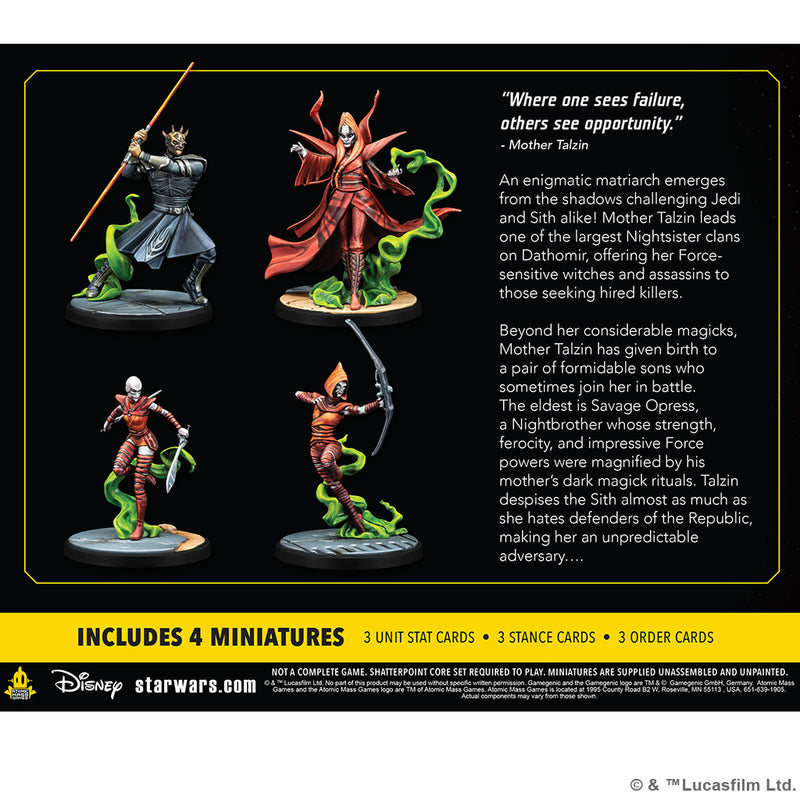 Star Wars Shatterpoint: Witches of Dathomir Squad Pack-Boxed Set-Ashdown Gaming