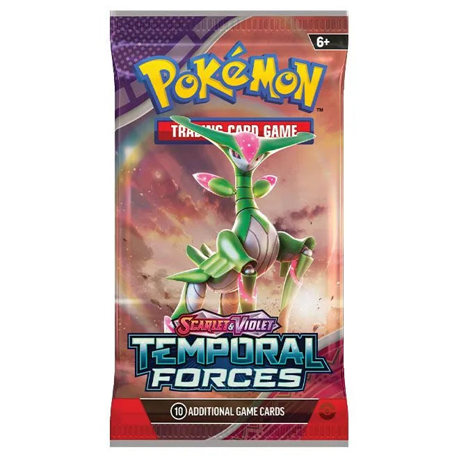 Pokemon TCG: Scarlet and Violet 5 Temporal Forces Booster Pack-Collectible Trading Cards-Ashdown Gaming