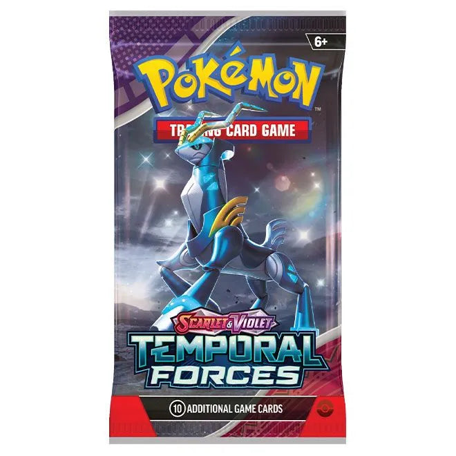 Pokemon TCG: Scarlet and Violet 5 Temporal Forces Booster Pack-Collectible Trading Cards-Ashdown Gaming