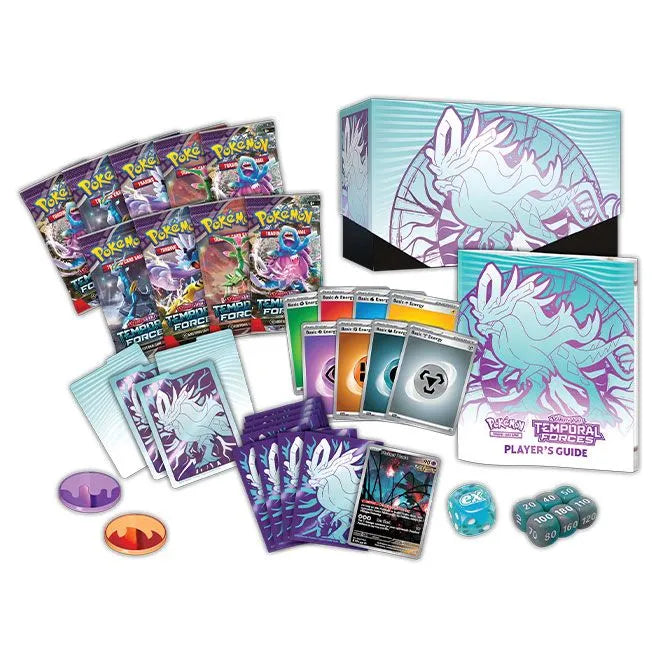 Pokemon TCG: Scarlet and Violet 5 Temporal Forces Elite Trainer Box: Walking Wake-Collectible Trading Cards-Ashdown Gaming