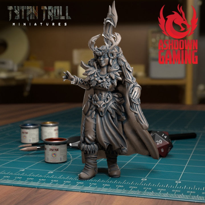 TytanTroll Miniatures - Female Druids Set-Miniature-Ashdown Gaming