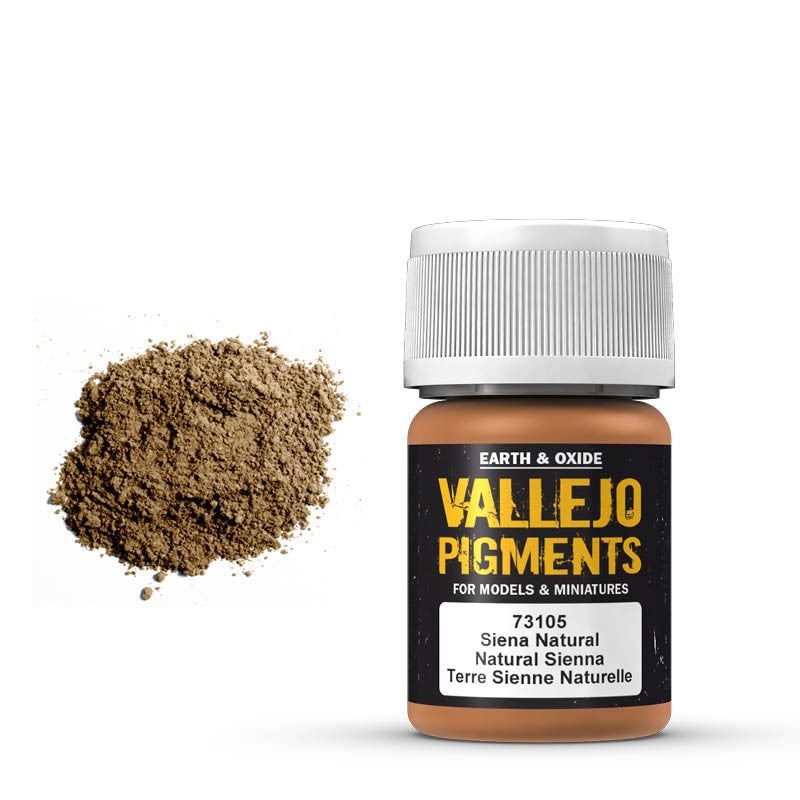 Vallejo Pigments: Natural Sienna-Pigment-Ashdown Gaming