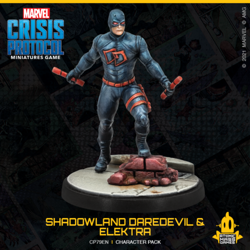 Marvel Crisis Protocol: Shadowland Daredevil and Elektra-Unit-Ashdown Gaming