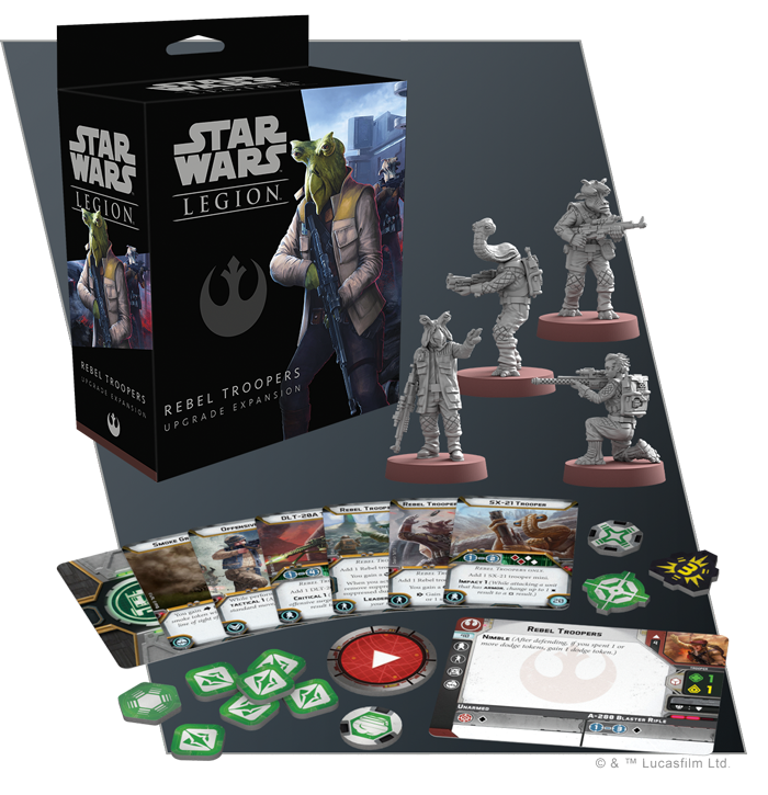 Star Wars Legion: Rebel Troopers Upgrade Expansion-Unit-Ashdown Gaming