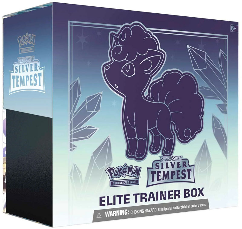 Pokémon TCG: Sword and Shield 12 Silver Tempest - Elite Trainer Box-Collectible Trading Cards-Ashdown Gaming