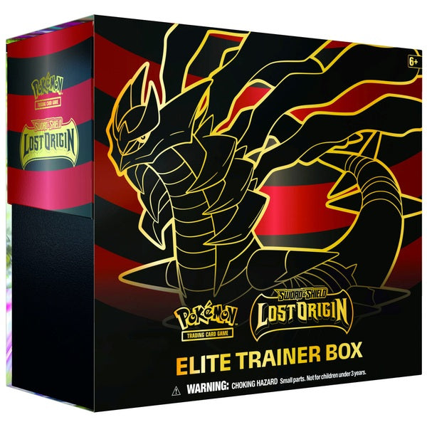 Pokémon TCG: Sword and Shield 11 Lost Origin - Elite Trainer Box-Collectible Trading Cards-Ashdown Gaming