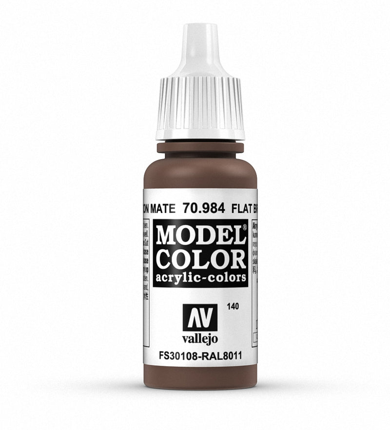 Vallejo Model Color: Flat Brown-Paint-Ashdown Gaming