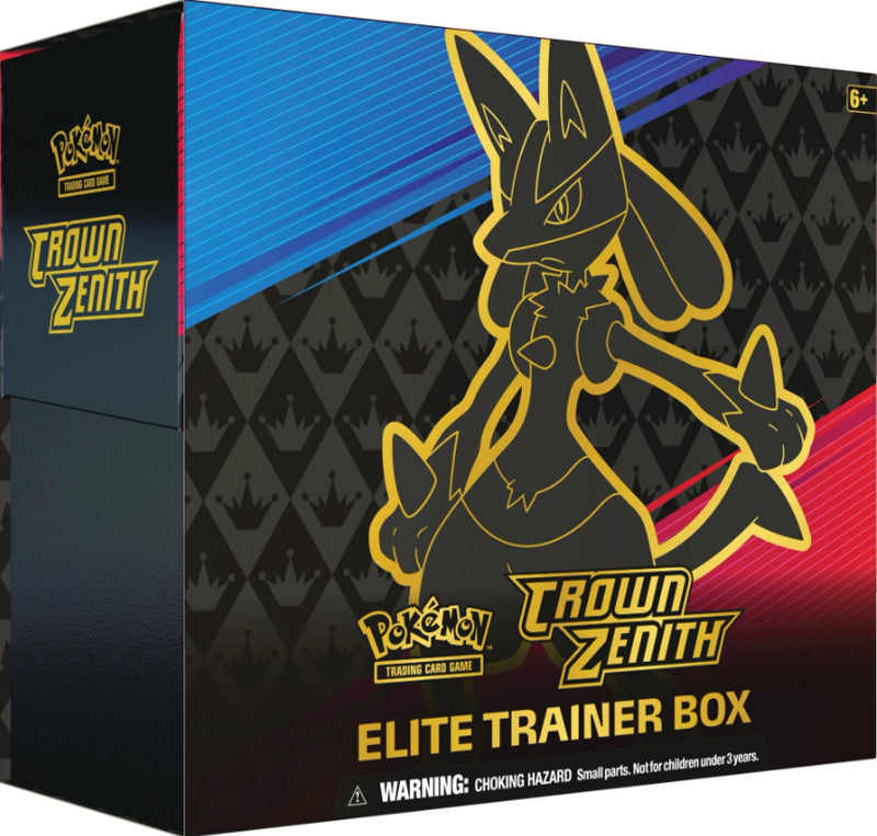 Pokémon TCG: Sword and Shield 12.5 Crown Zenith - Elite Trainer Box-Collectible Trading Cards-Ashdown Gaming