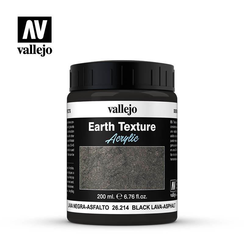 Vallejo Stone Textures: Black Lava-Asphalt-Ashdown Gaming