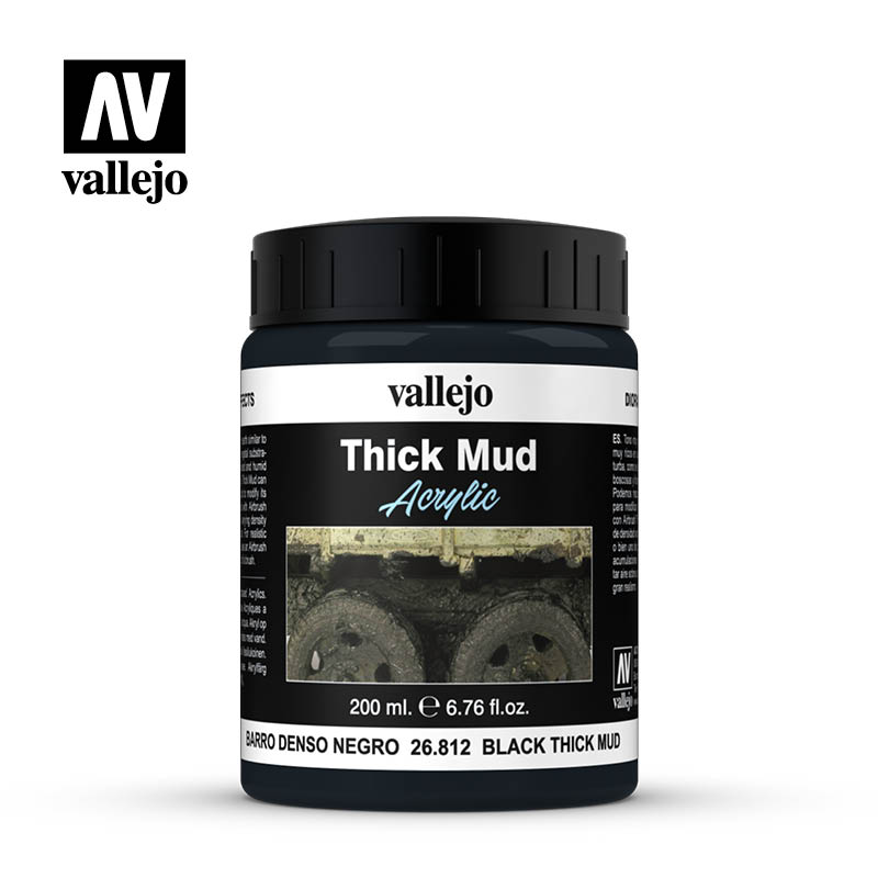 Vallejo Diorama Effects: Black Thick Mud-Ashdown Gaming