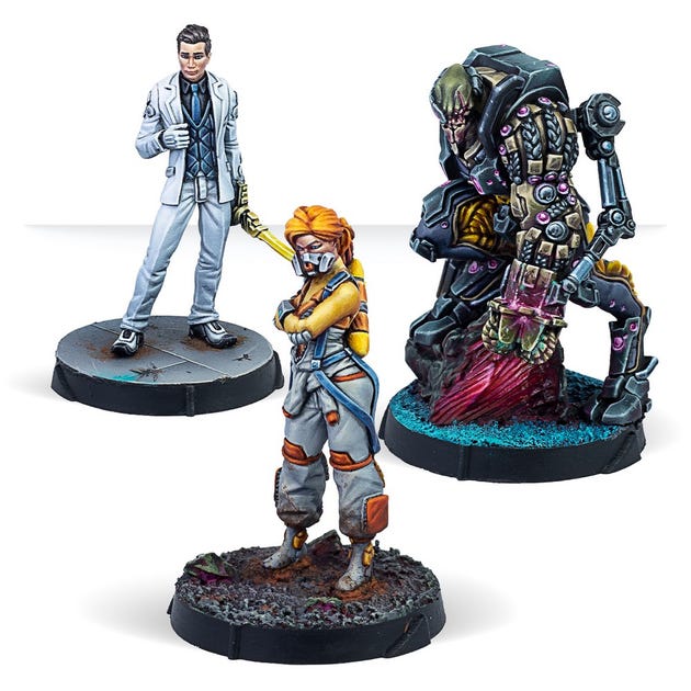 Infinity CodeOne: Dire Foes Mission Pack Beta - Void Tango-Boxed Set-Ashdown Gaming