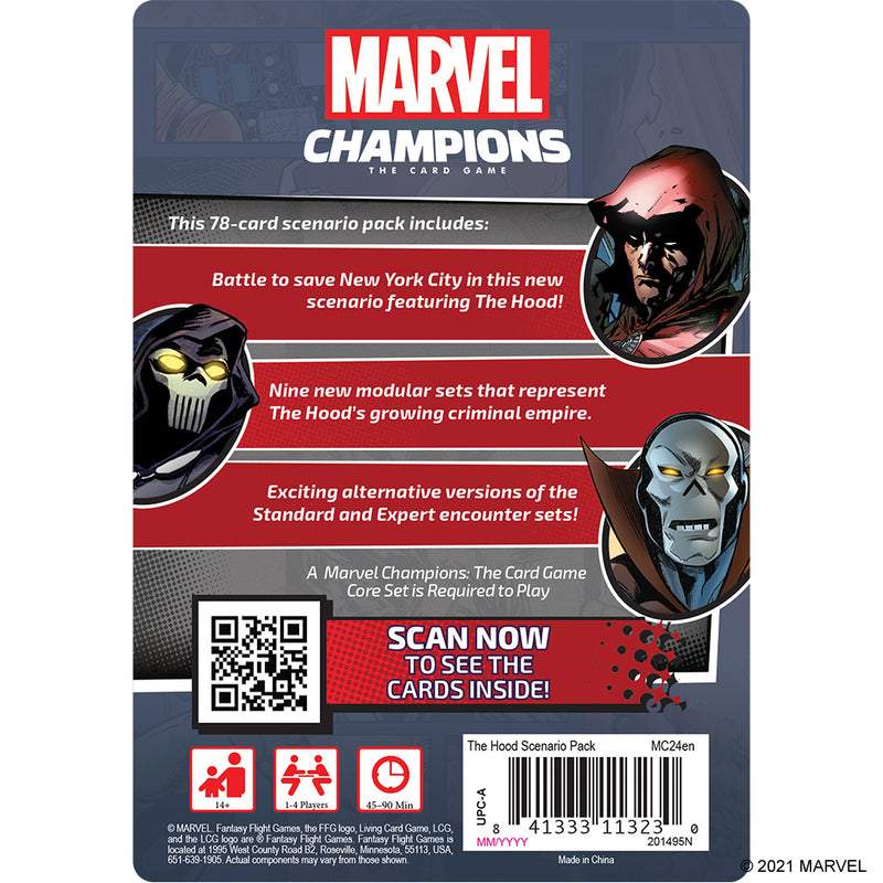 Marvel Champions - The Hood Scenario Pack-Ashdown Gaming