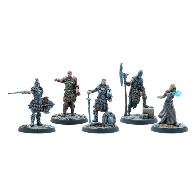 The Elder Scrolls: Call to Arms: Imperial Officers Expansion - Resin-Boxed Set-Ashdown Gaming