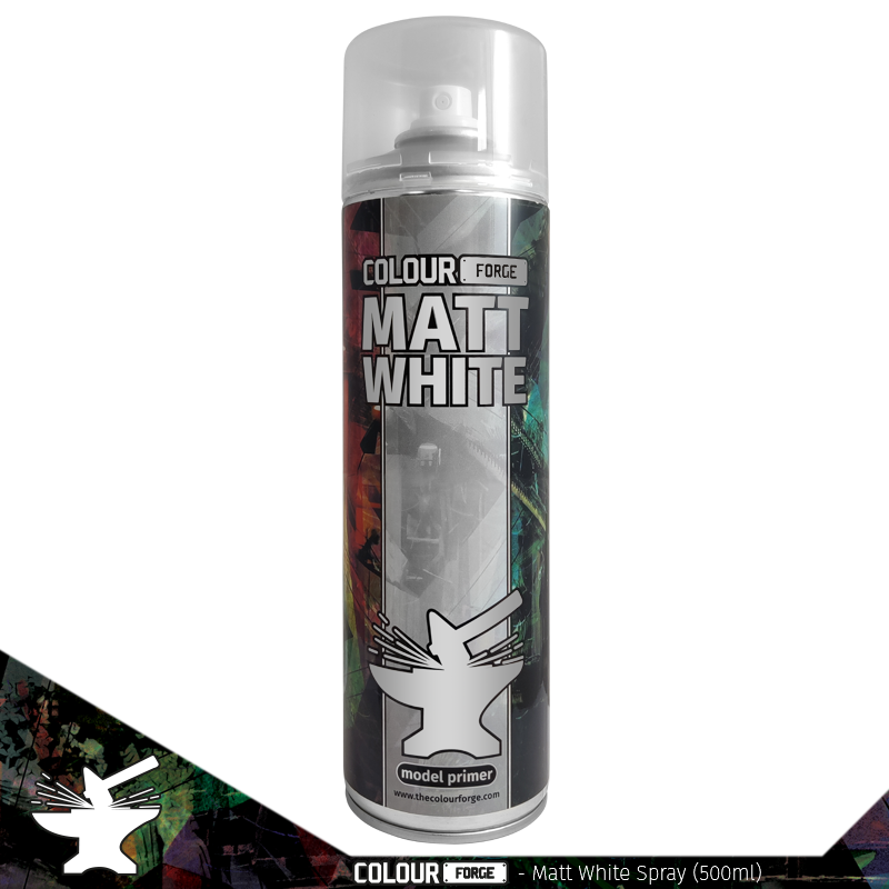 Colour Forge Spray - Matt White-Paint-Ashdown Gaming