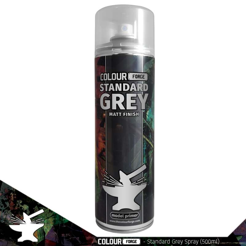 Colour Forge Spray - Standard Grey-Paint-Ashdown Gaming