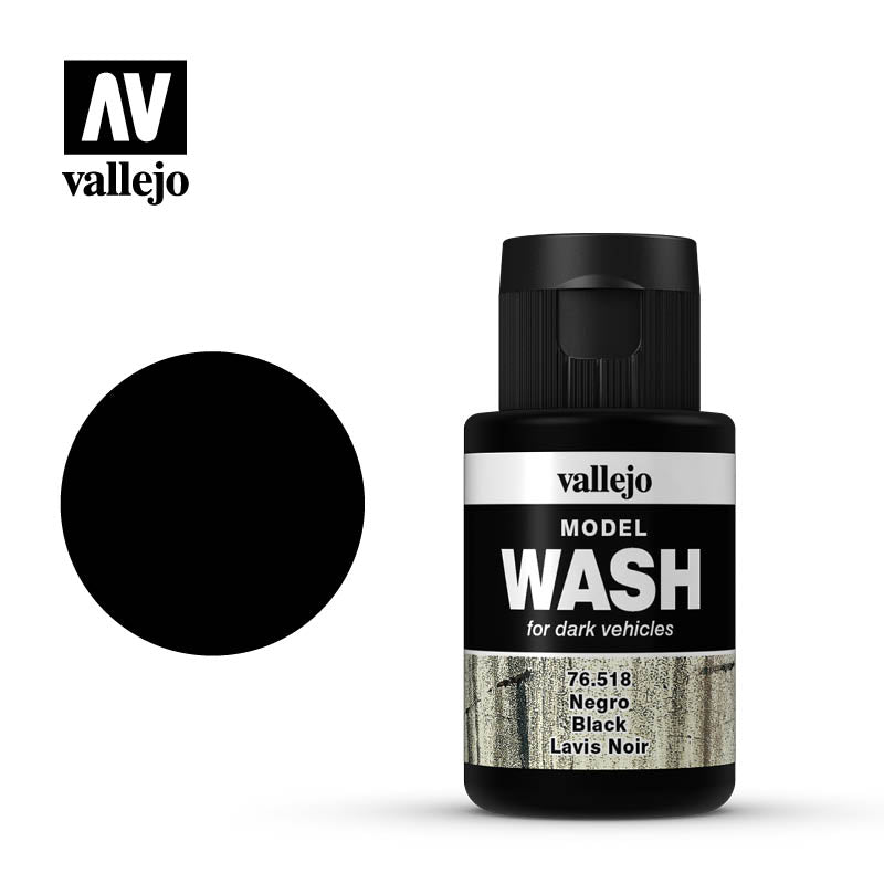 Vallejo Model Wash: Black-Wash-Ashdown Gaming
