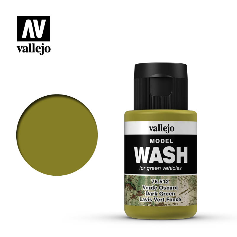 Vallejo Model Wash: Dark Green-Wash-Ashdown Gaming