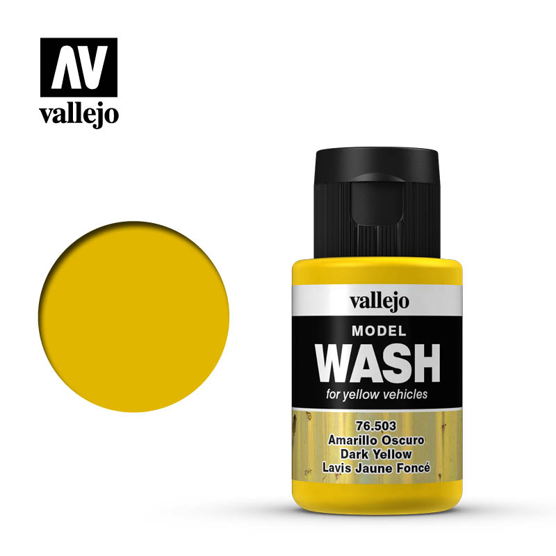 Vallejo Model Wash: Dark Yellow-Wash-Ashdown Gaming