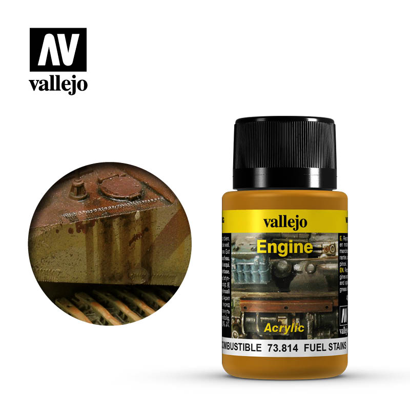 Vallejo Weathering Effects - Fuel Stains 40ml-Paint-Ashdown Gaming