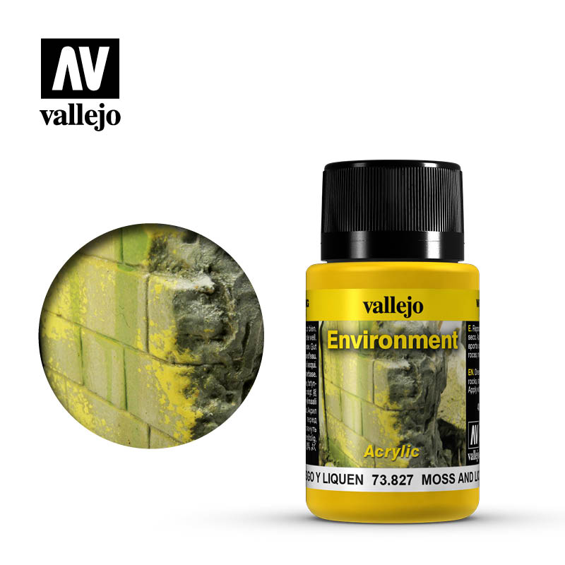 Vallejo Weathering Effects - Moss and Lichen 40ml-Paint-Ashdown Gaming
