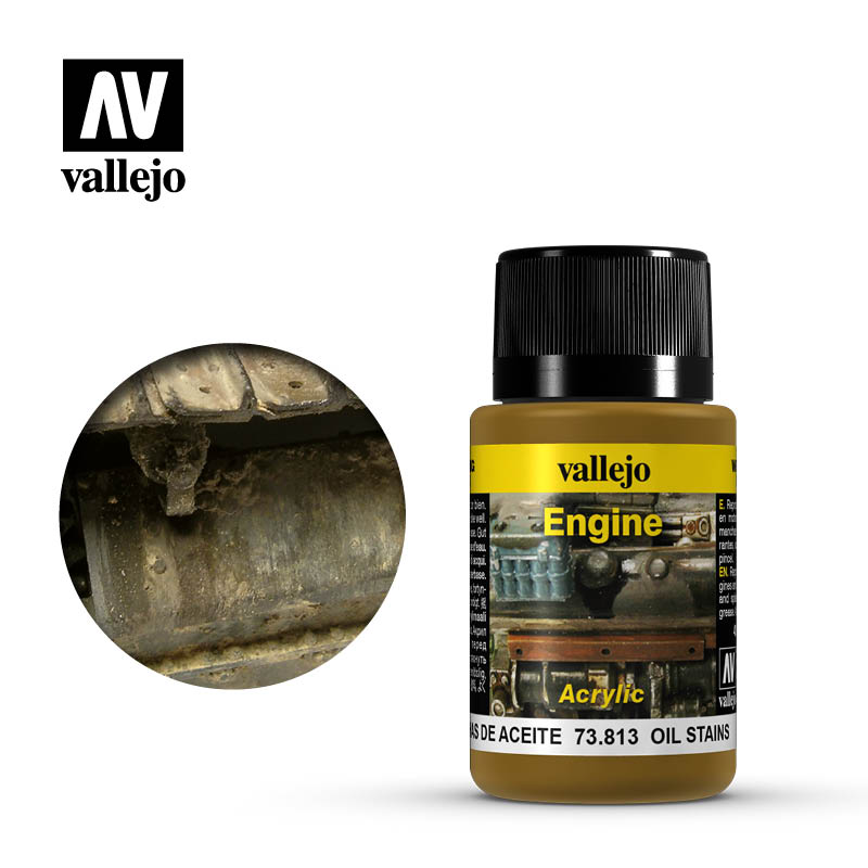 Vallejo Weathering Effects - Oil Stains 40ml-Paint-Ashdown Gaming