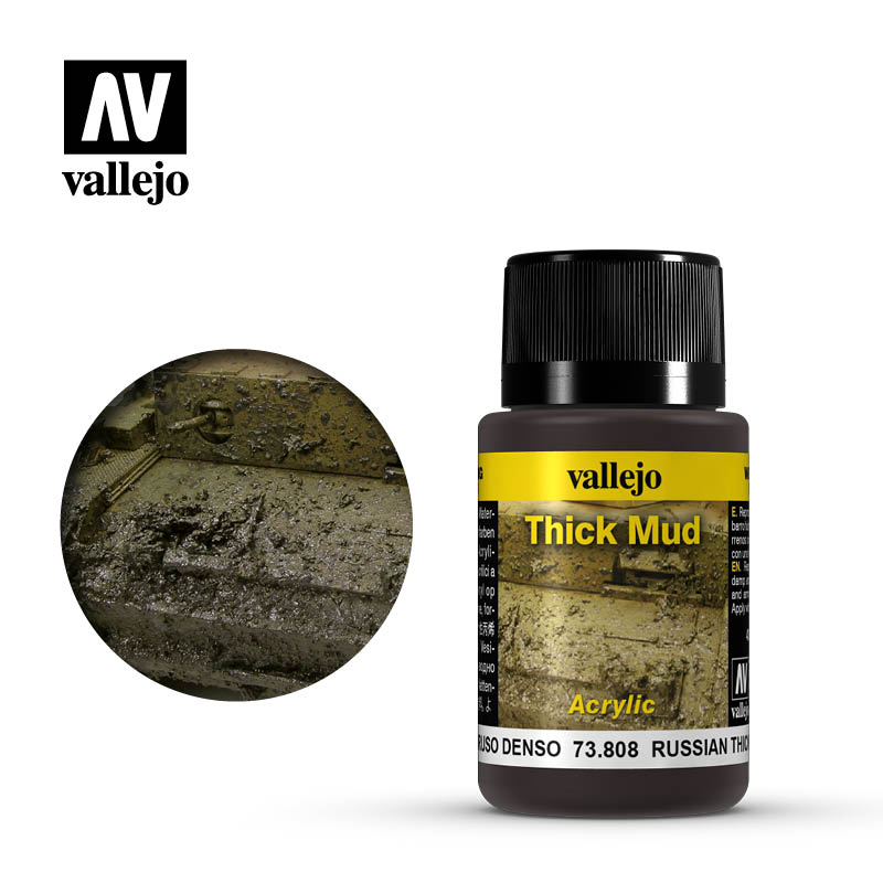 Vallejo Weathering Effects - Russian Thick Mud 40ml-Paint-Ashdown Gaming