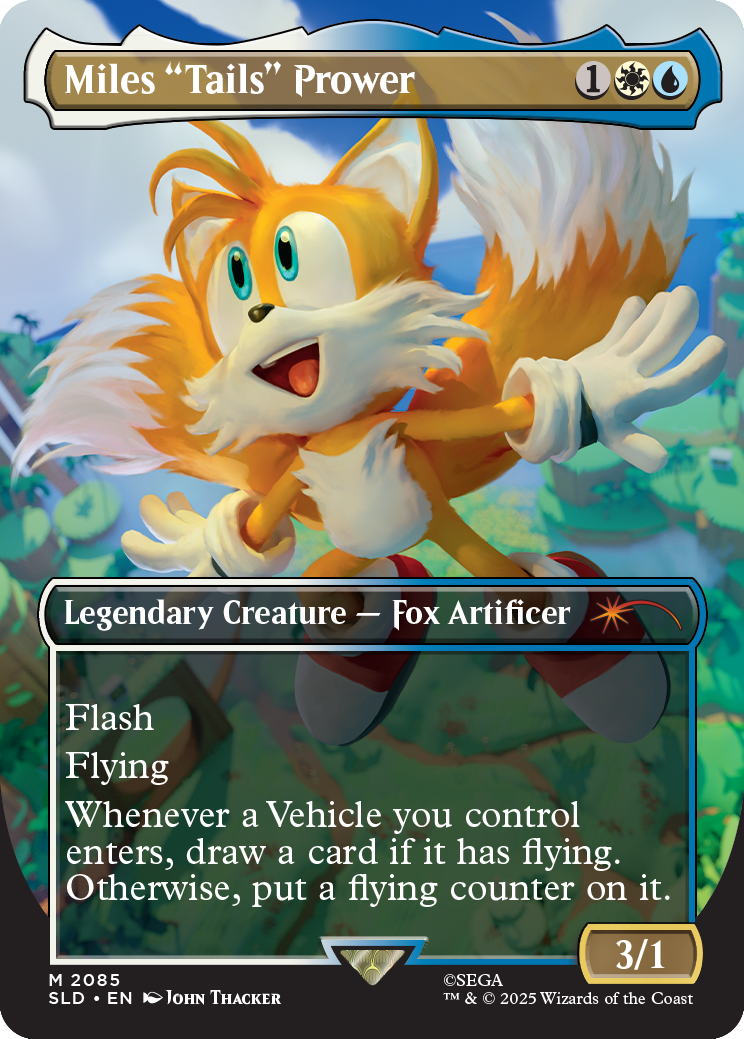 Magic the Gathering - Secret Lair Sonic Friends and Foes (non-foil)-Cards-Ashdown Gaming