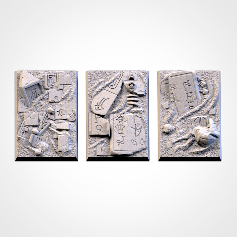 3D Printed Egyptian Square Bases-3D Print-Ashdown Gaming