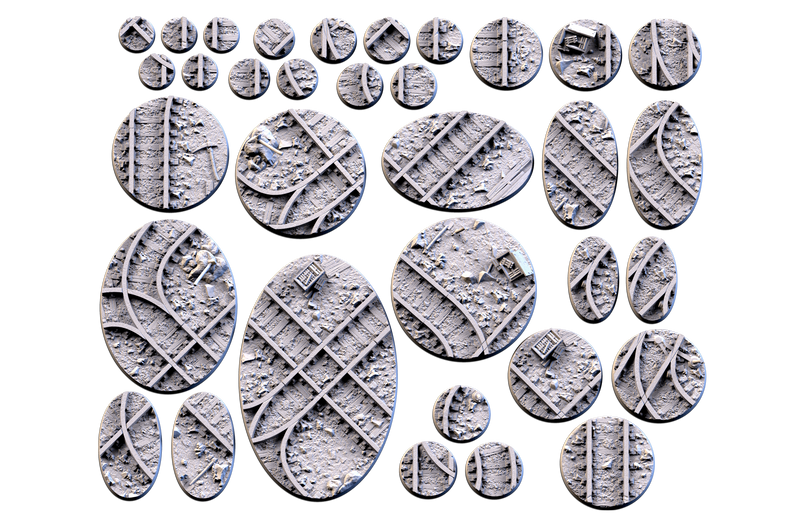 3D Printed Mine Bases-3D Print-Ashdown Gaming