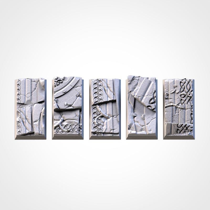 3D Printed Ancestral Ruins Square Bases-3D Print-Ashdown Gaming