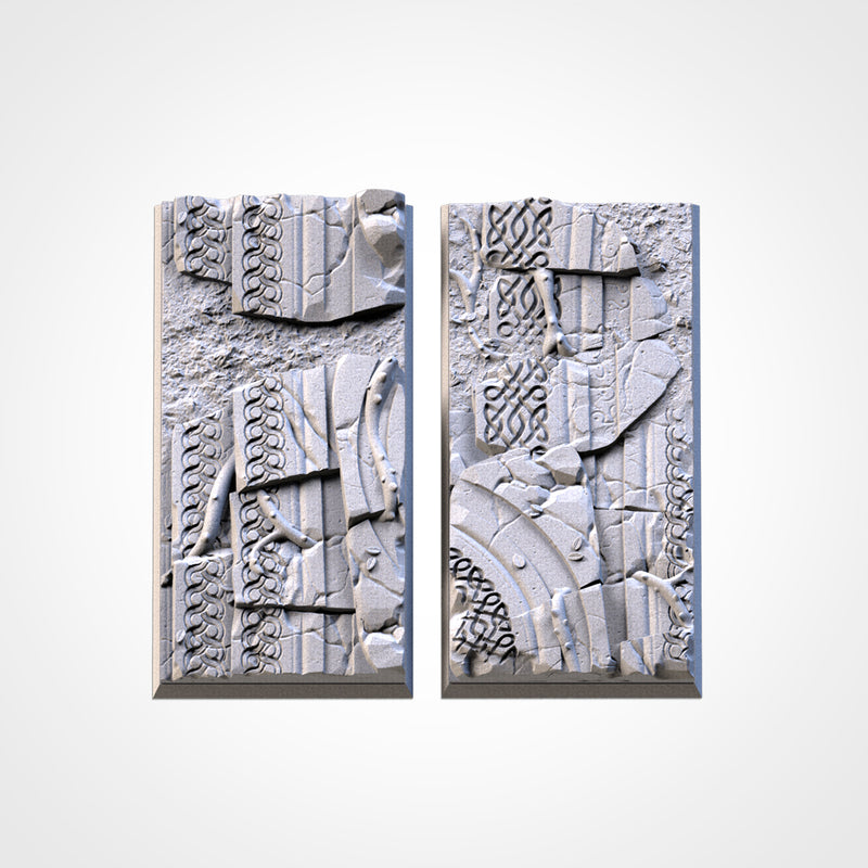 3D Printed Ancestral Ruins Square Bases-3D Print-Ashdown Gaming